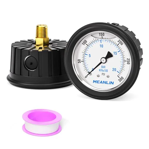 Sustainable 0 300Psi Stainless Steel Liquid Filled Pressure Gauge 1 Premium Material