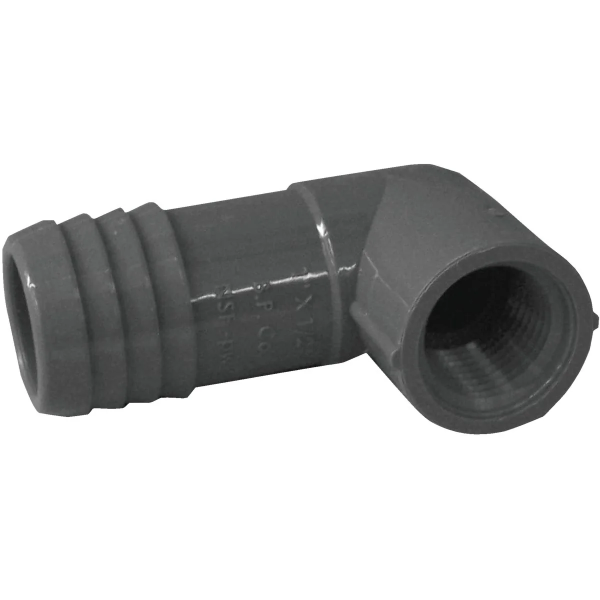 Exceptional Boshart 1 In. x 1 2 In. FIP 90 Deg. Reducing Polypropylene Insert Elbow 1 4 Bend Recyclable