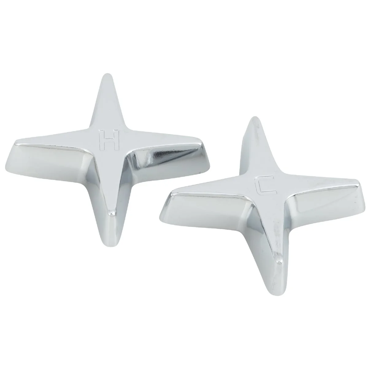 Expertly Made Do it Cross Pattern Chrome Faucet Handle Lightweight