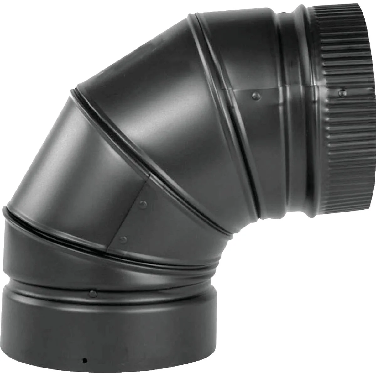 Carefully Designed SELKIRK Sure-Temp 6 In. 90 Degree Double Wall Smoke Pipe Elbow Premium
