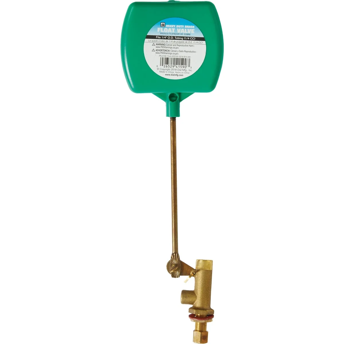 Flexible Dial 1 4 In. Brass Deluxe Heavy-Duty Evaporative Cooler Valve w 2-Piece Arm and Adjustable Screw Luxury