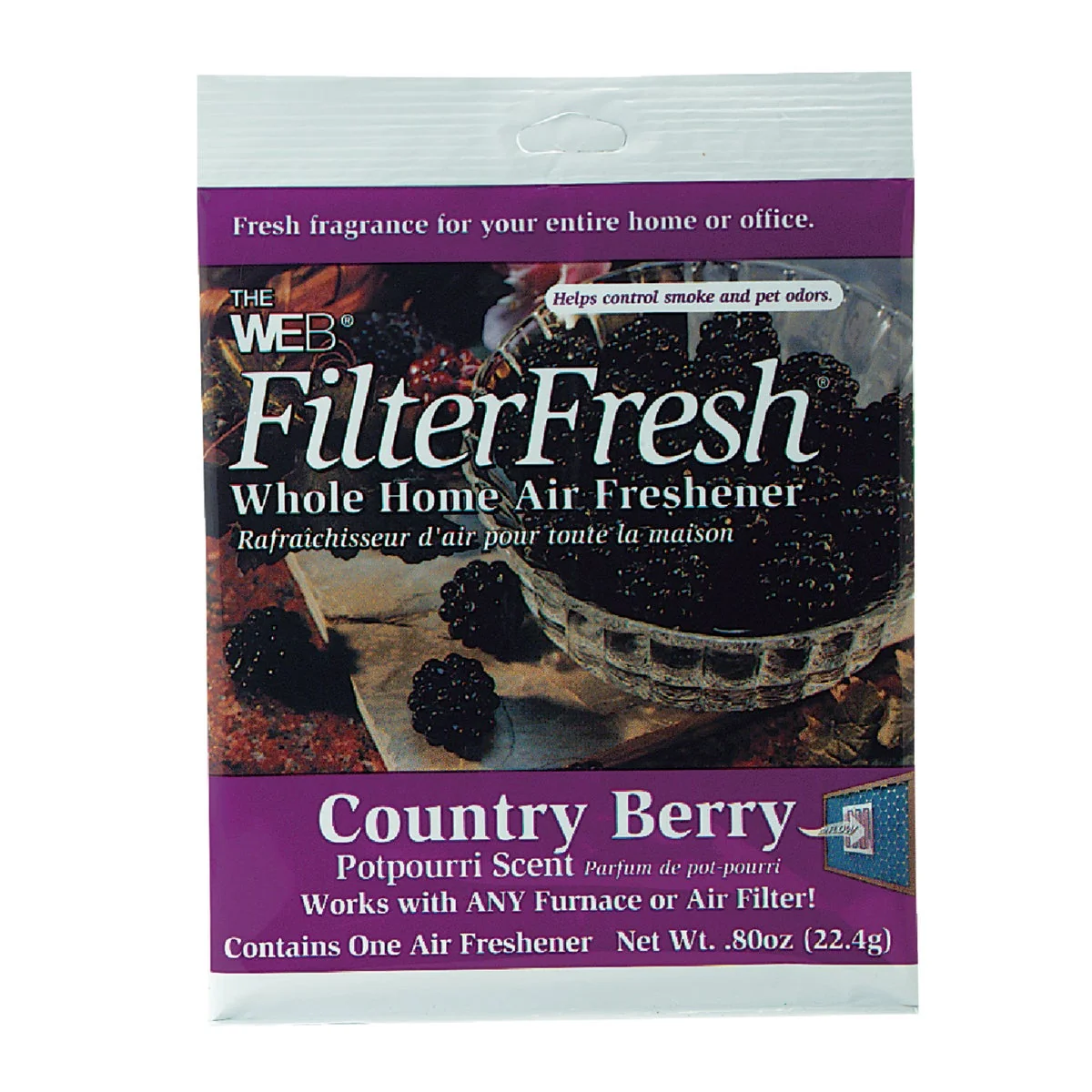 Modern Web FilterFresh Furnace Air Freshener Country Berry Comfortable
