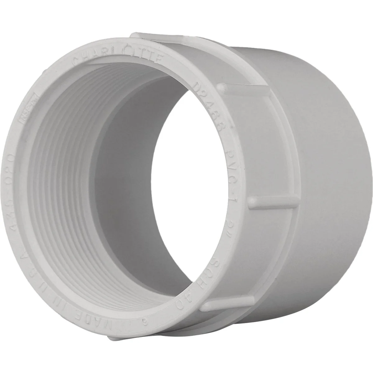 Stylish Charlotte Pipe 3 4 In. x 1 2 In. Schedule 40 Female PVC Adapter Reusable