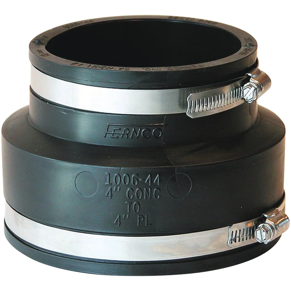 Smart Fernco 4 In. Clay Flexible PVC Pipe Coupling Lightweight