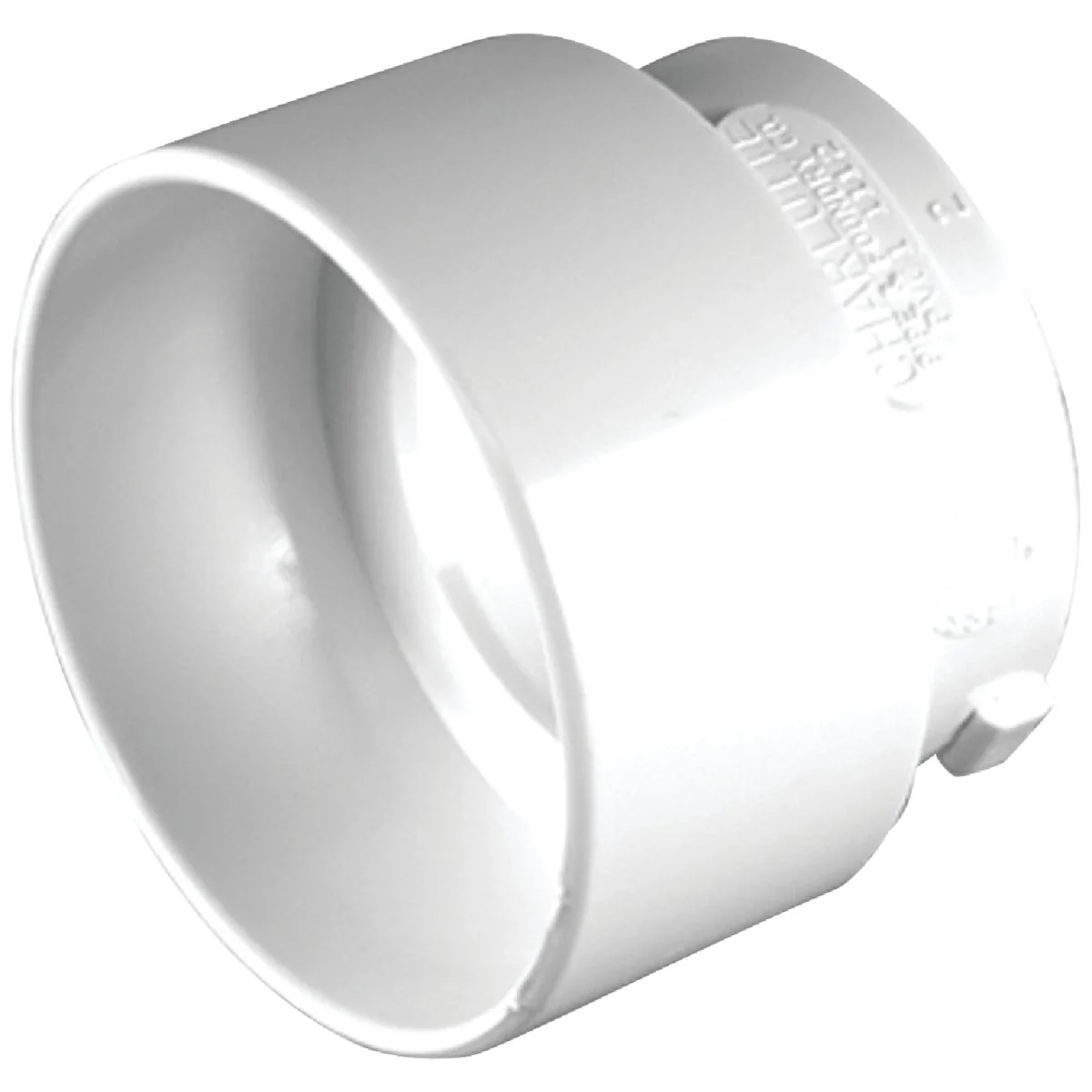 User-Friendly Charlotte Pipe 3 In. Sch 30 SPG x 2 In. Sch 40 Hub DWV Reducing PVC Bushing Official