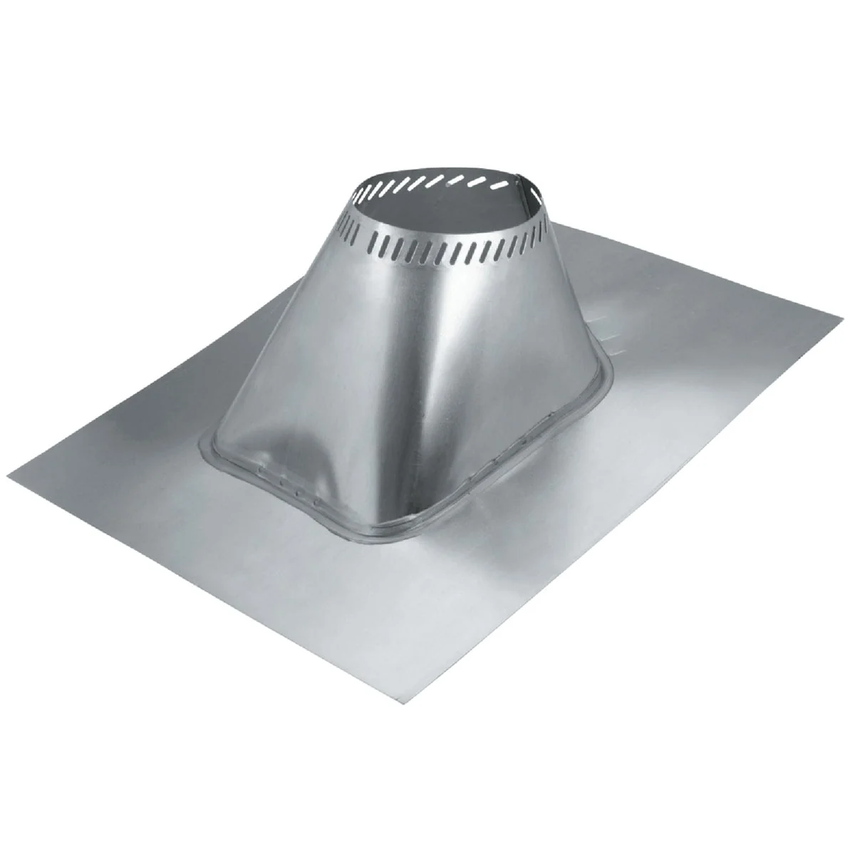Practical SELKIRK 6 In. Aluminum Adjustable Roof Pipe Flashing 6 12 to 12 12 Roof Pitch Carefully Designed