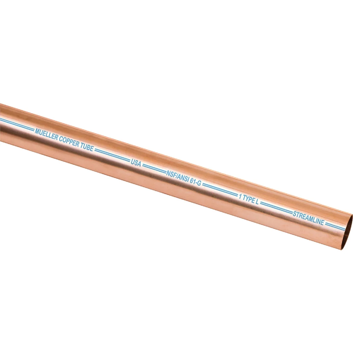 Elegant Mueller Streamline 3 8 In. ID x 10 Ft. Type L Copper Pipe Certified