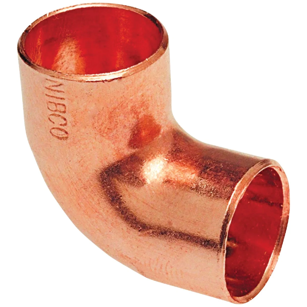 Quality NIBCO 3 4 In. x 1 2 In. CxC 90 Deg. Reducing Copper Elbow 1 4 Bend Relaxed