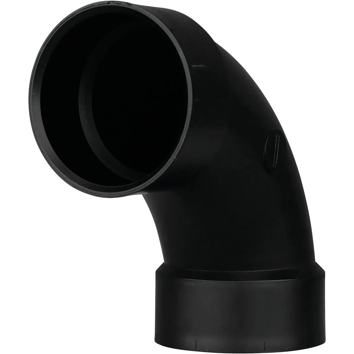 Effective Charlotte Pipe 3 In. Hub x Hub 90 Deg. Long Sweep ABS Elbow 1 4 Bend Premium