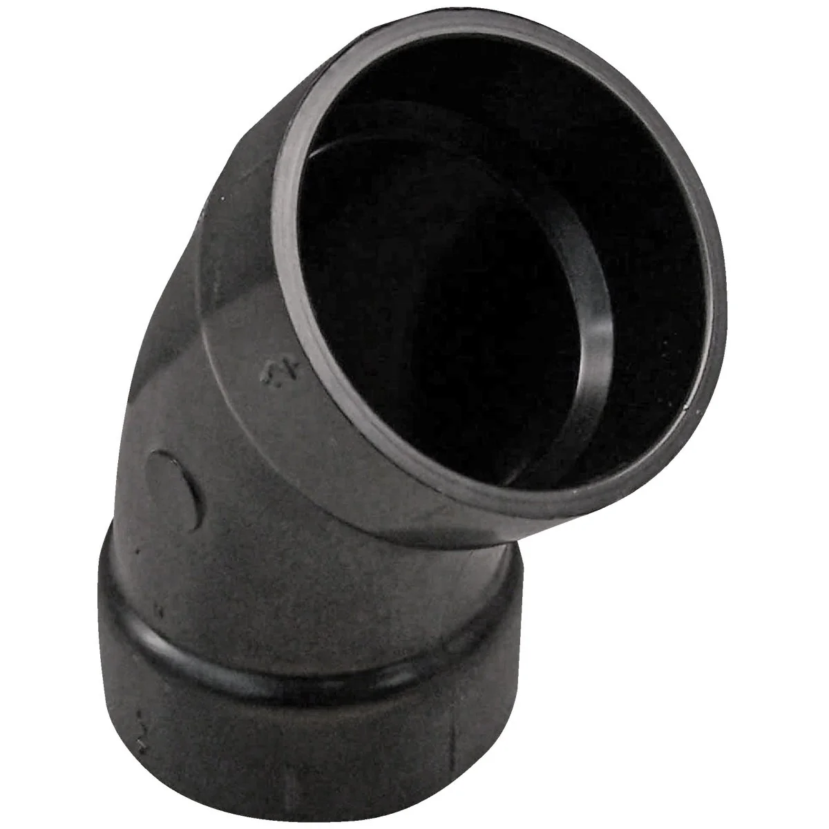 Relaxed Charlotte Pipe 2 In. Hub x Hub 45 Deg. ABS Elbow 1 8 Bend Contemporary