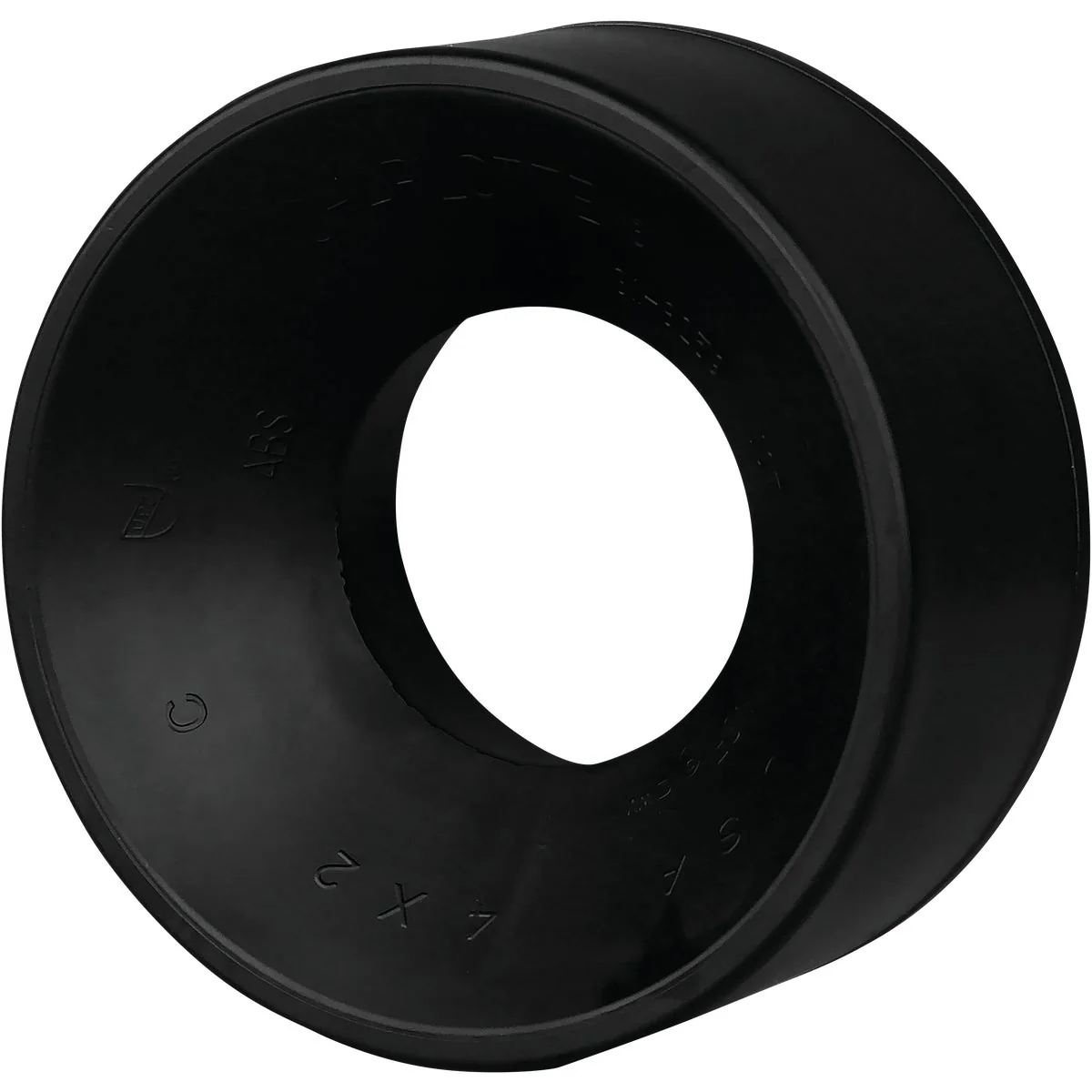 Crafted Charlotte Pipe 4 In. x 2 In. Spigot x Hub Reducing ABS Bushing Expertly Made