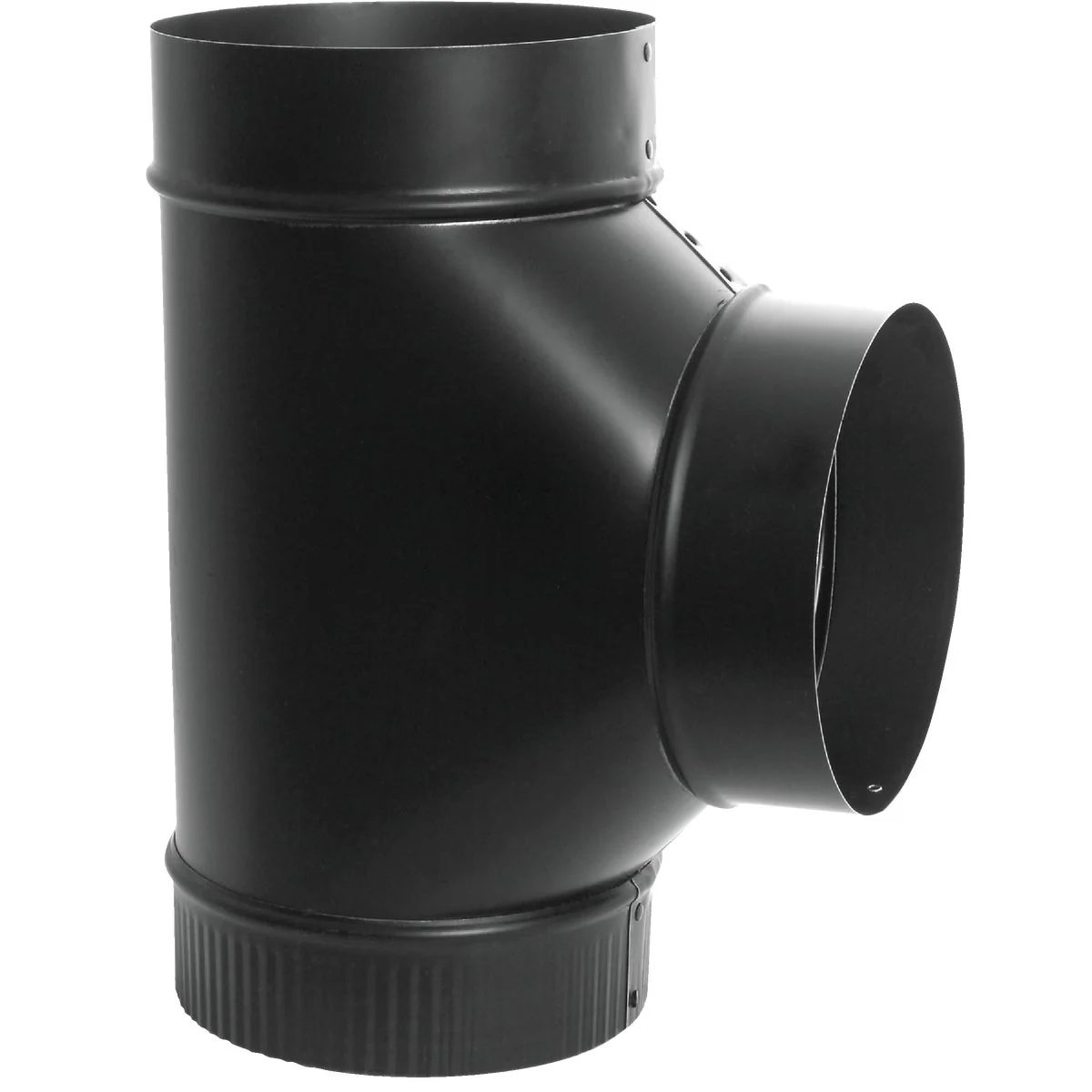 User-Friendly Imperial Single Wall 8 In. 24 ga Black Tee Joint High-Quality