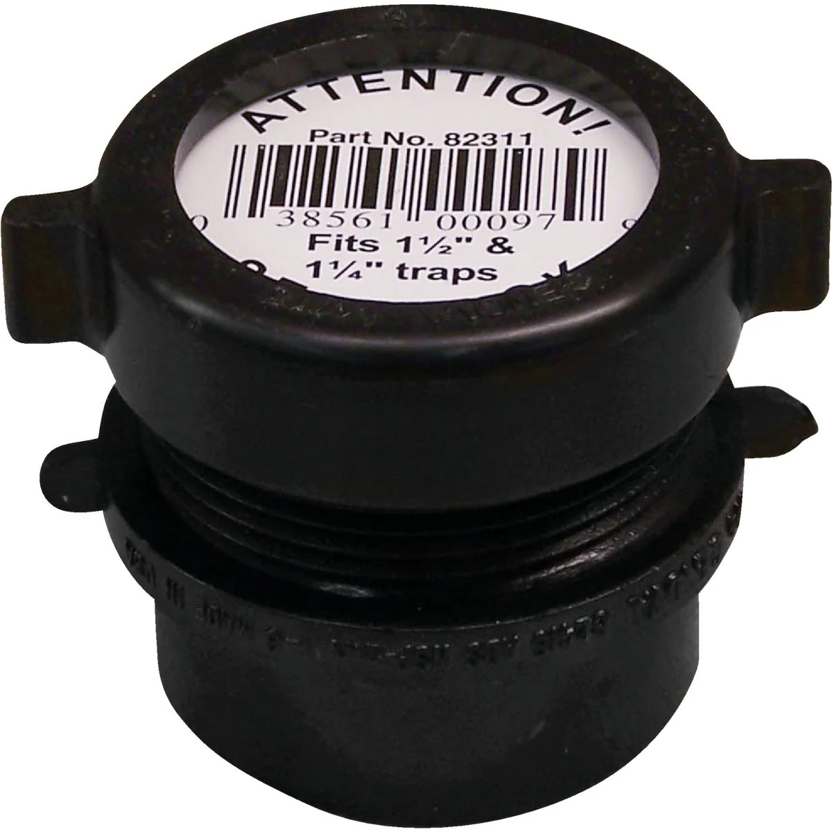 Top-Quality Charlotte Pipe 1-1 2 In. x 1-1 4 In. SPG x Tubular Black ABS Waste Adapter Detailed