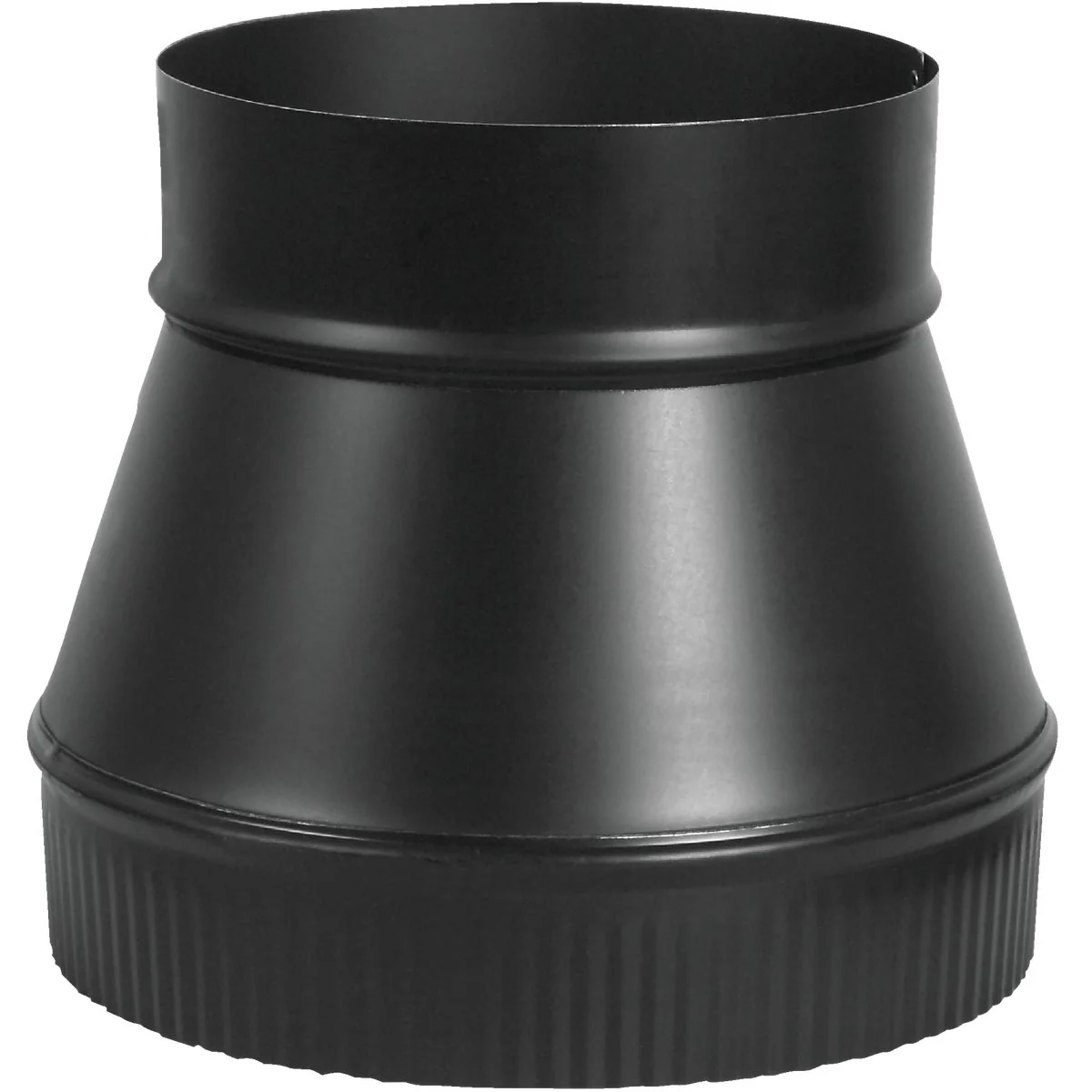 Advanced Imperial Single Wall 6 In. – 7 In. 24 ga Black Increaser Solid