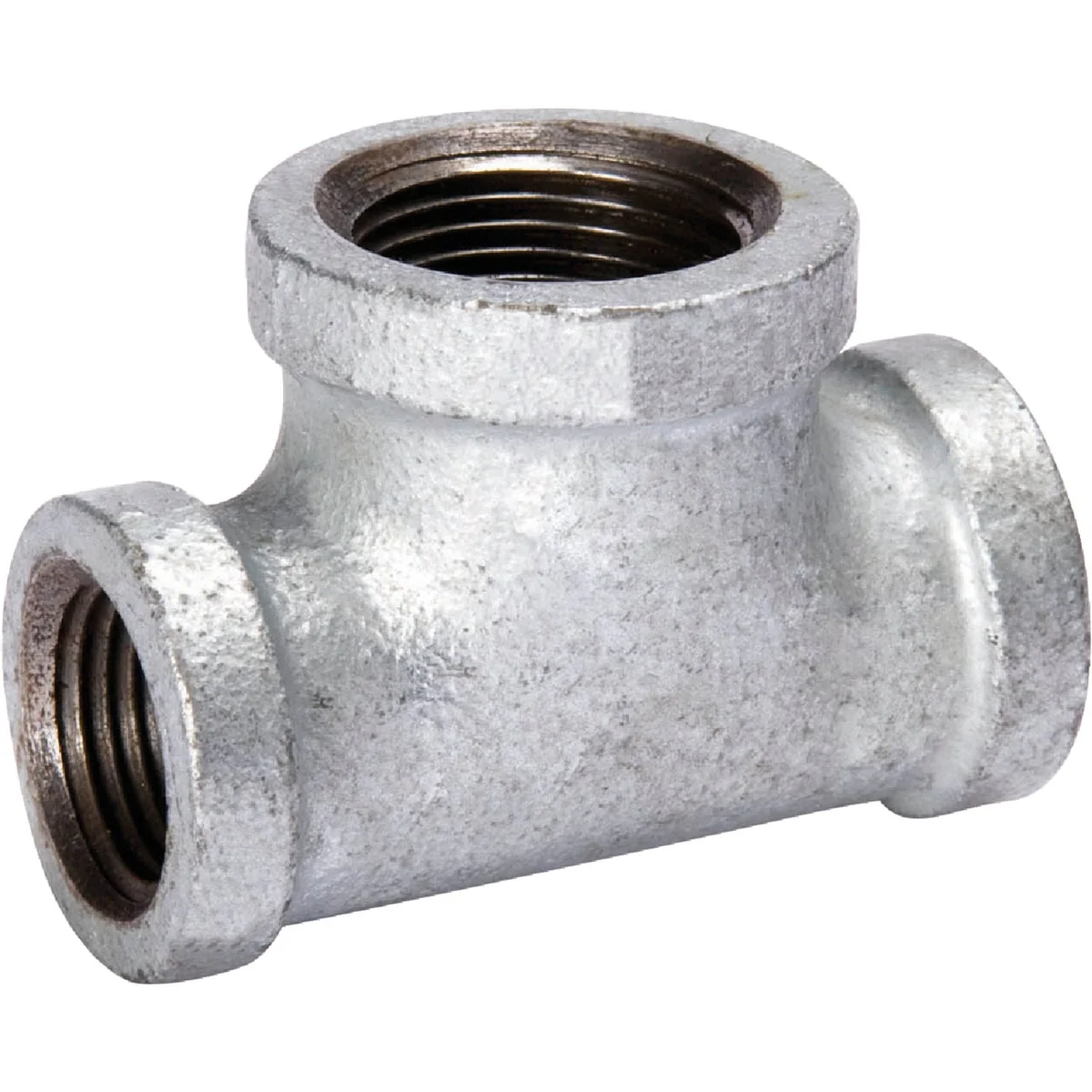 Efficient Southland 1 2 In. x 1 2 In. x 3 4 In. Malleable Iron Reducing Galvanized Tee Dependable