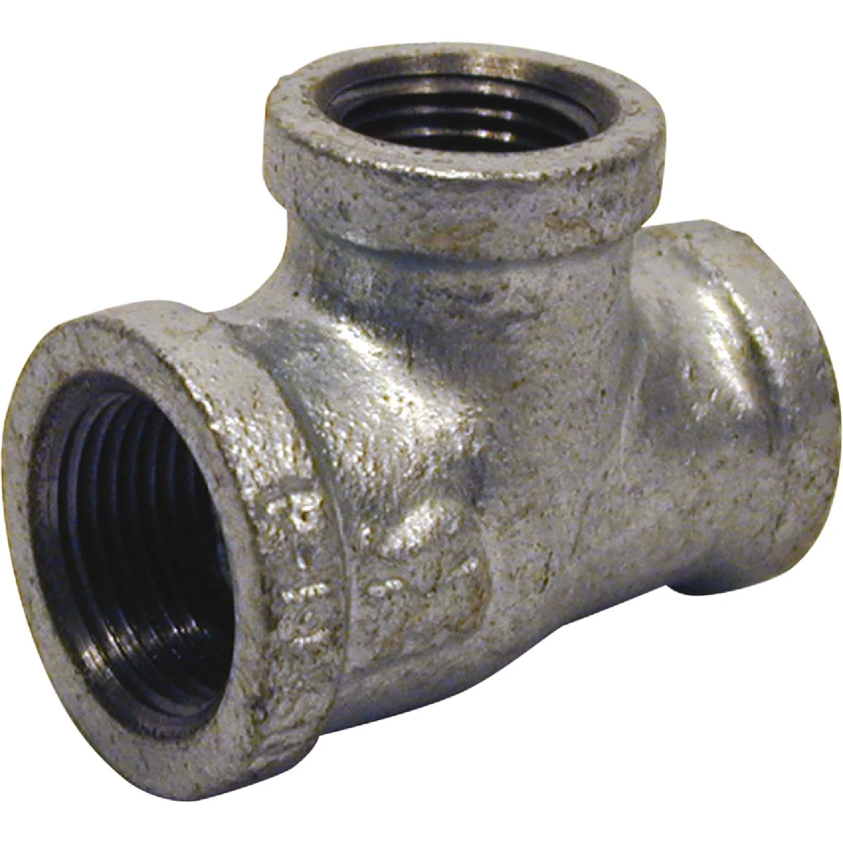 Refined Southland 1-1 2 In. x 1-1 2 In. x 1-1 4 In. Malleable Iron Reducing Galvanized Tee Elegant