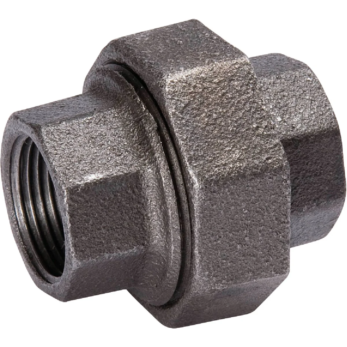Versatile Southland 1 2 In. Ground Joint Malleable Black Iron Union High-Grade