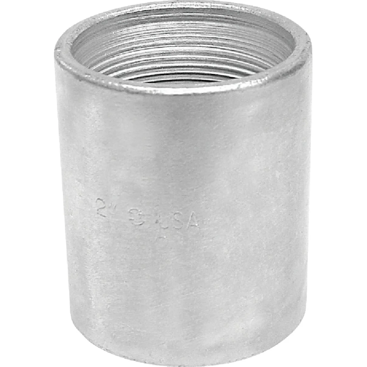 Certified Anvil 1 In. x 1 In. FPT Standard Merchant Galvanized Coupling Enhanced