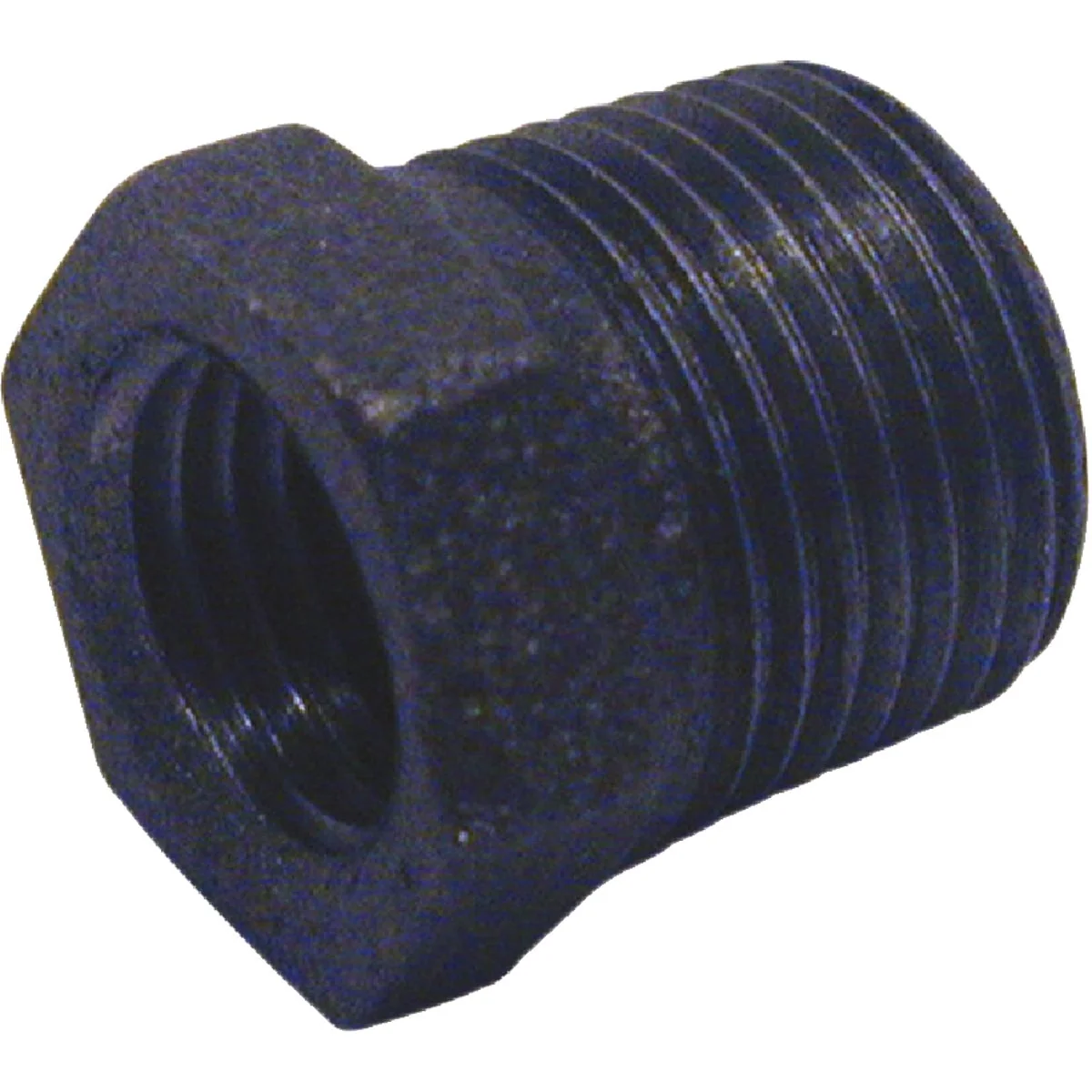 Sustainable B K 3 4 In. x 1 4 In. Hexagon Black Iron Bushing Soft