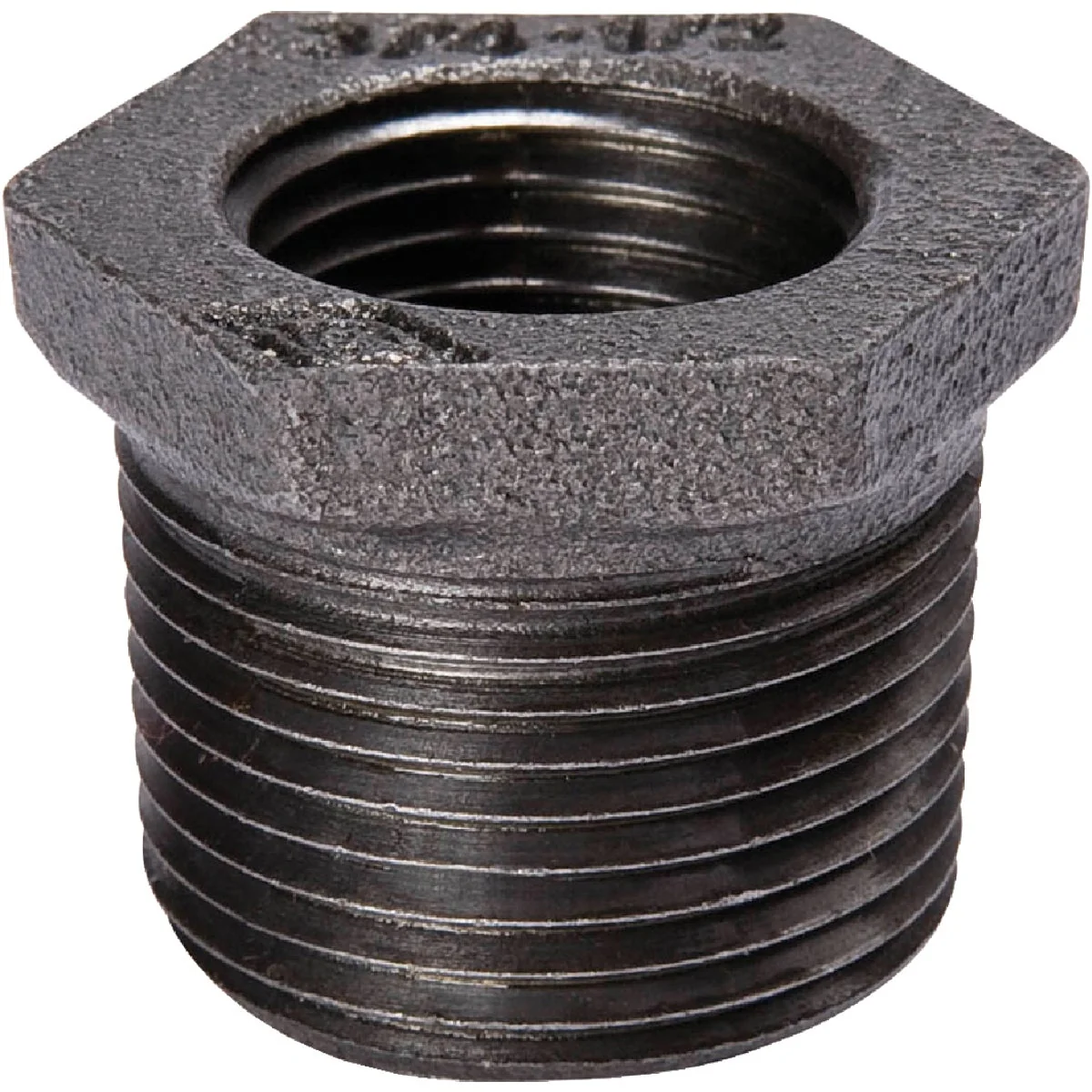 Clean B K 1 2 In. x 1 4 In. Hexagon Black Iron Bushing Premium Material
