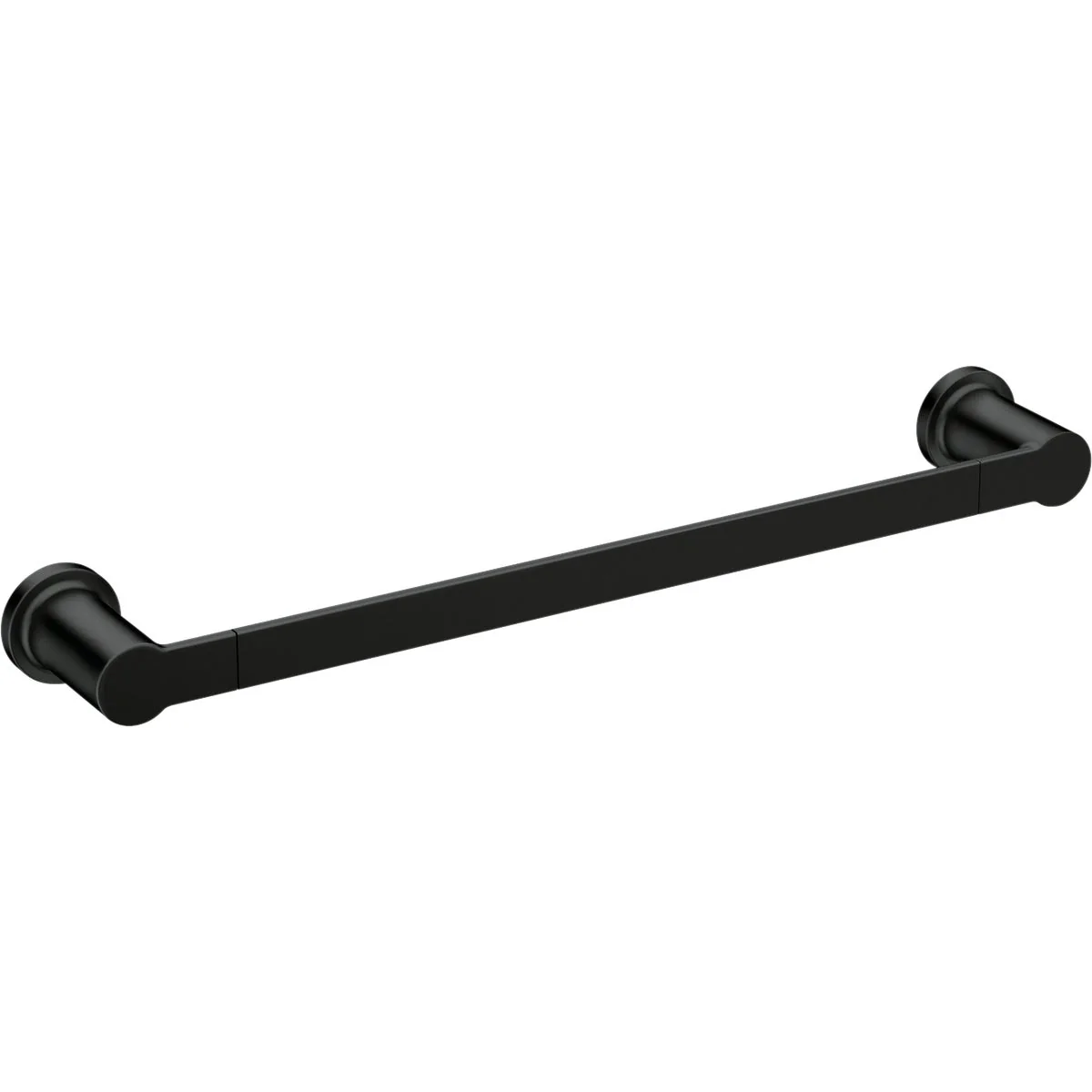 Convenient Moen Rinza 24 In. Matte Black Towel Bar Exceptional