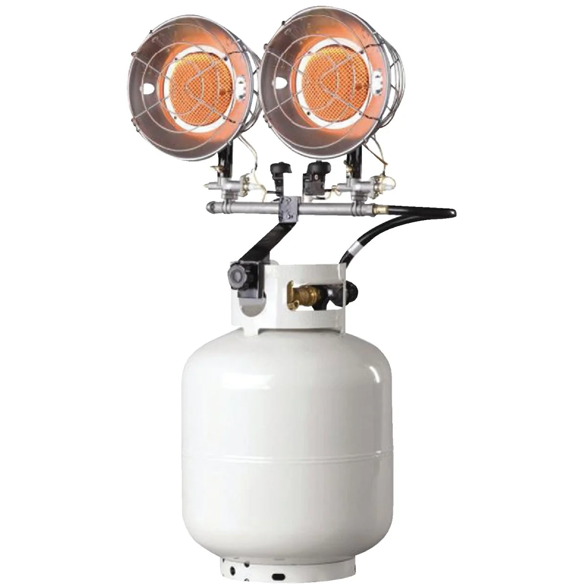 Breathable MR. HEATER 30 000 BTU Radiant Double Tank Top Propane Heater Solid
