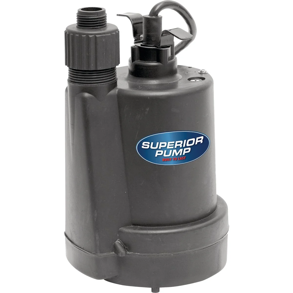 First-Class Superior Pump 1 4 HP 1800 GPH Thermoplastic Submersible Utility Pump Reusable