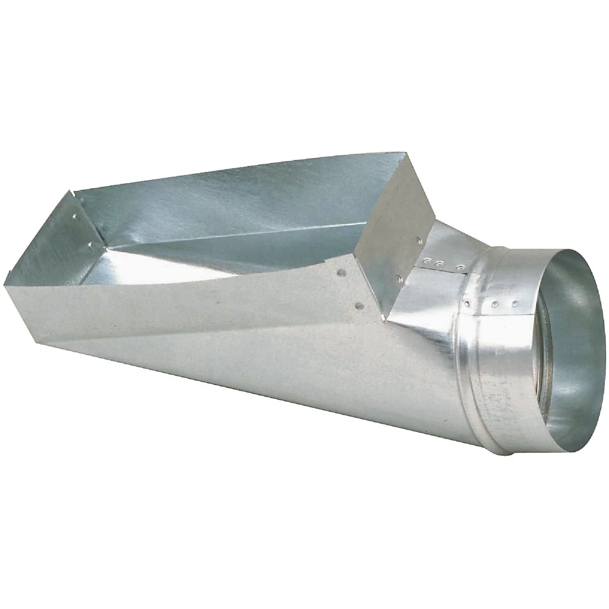 Expertly Made Imperial 30 Ga. 2-1 4 In. x 12 In. x 6 In. Galvanized End Boot Prestigious