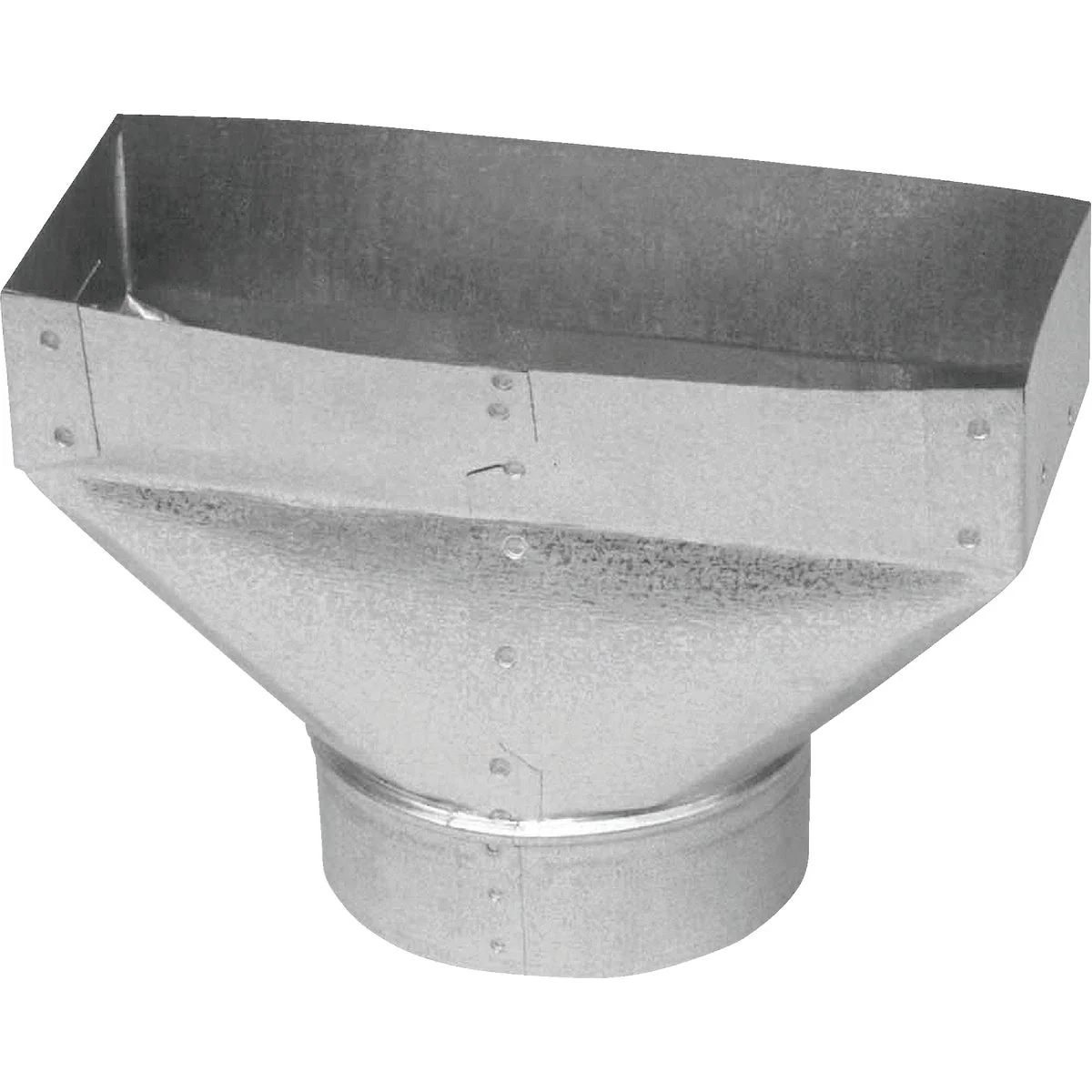 Solid Imperial 30 Ga. 3-1 4 In. x 10 In. x 6 In. Universal Register Boot Sustainable