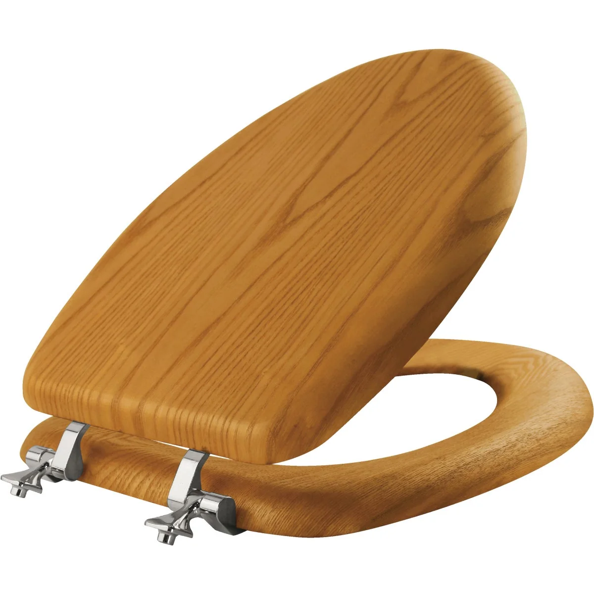 Versatile Mayfair Elongated Closed Front Oak Veneer Toilet Seat Classic