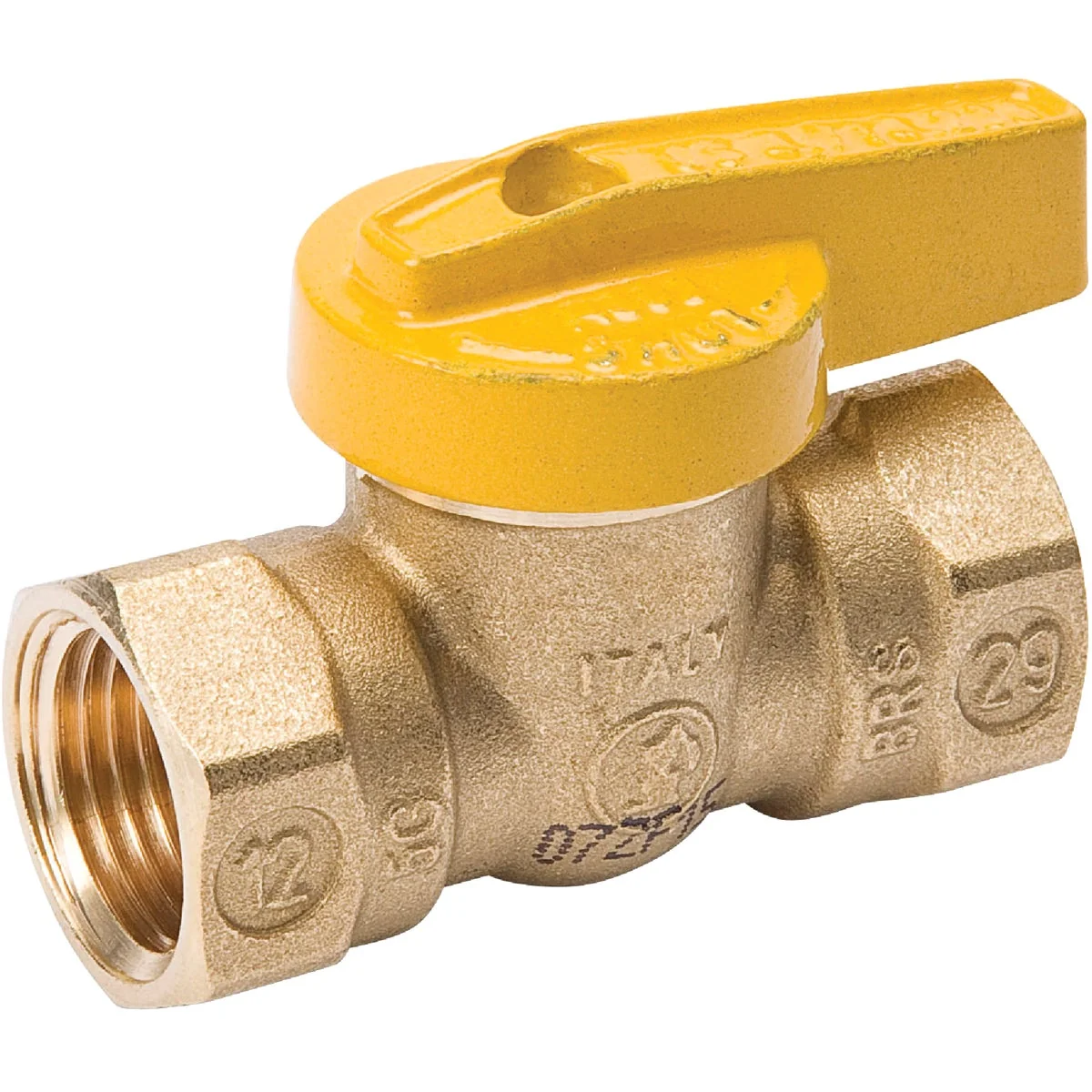 Stylish ProLine 3 8 In. FIP x 3 8 In. FIP Forged Brass Gas Ball Valve 1-Piece Body Relaxed
