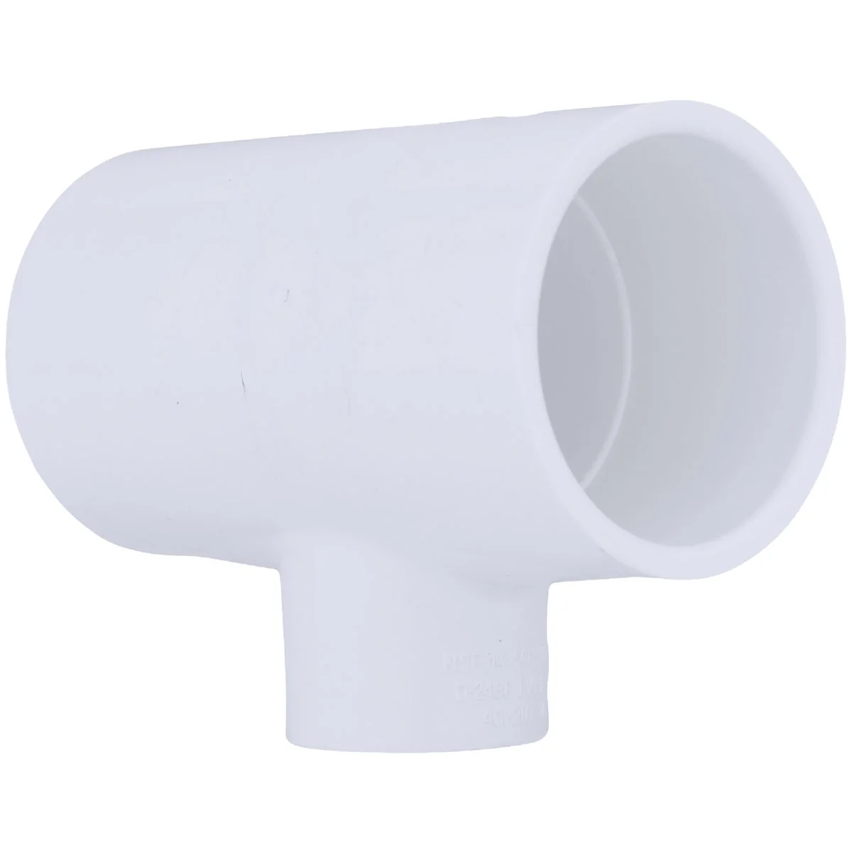 Dependable Charlotte Pipe 1-1 2 In. A x 1-1 2 In. B x 3 4 In. C Schedule 40 Pressure Reducing PVC Tee Modern
