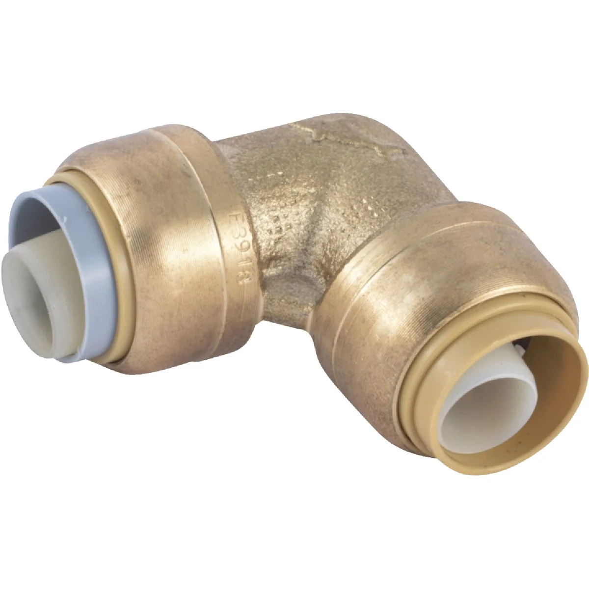 Proven SharkBite 1 2 In. CTS x 1 2 In. Polybutylene 90 Deg. Push-to-Connect Conversion Brass Elbow User-Friendly