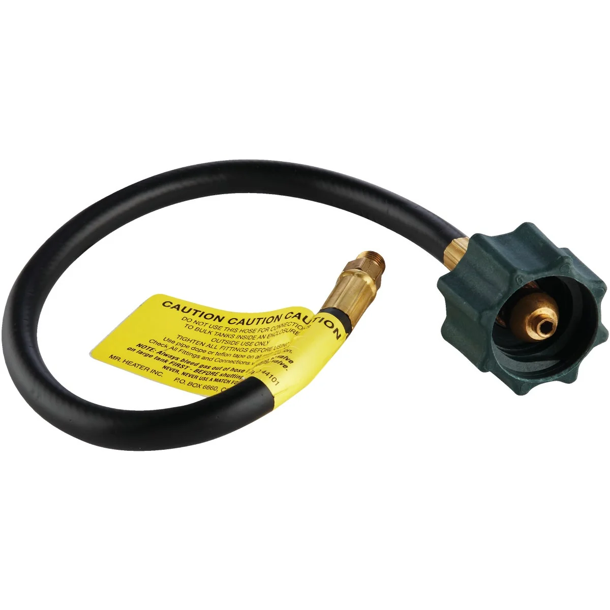 Relaxed MR. HEATER 18 In. x 1 4 In. Inverted Male Flare x 3 8 In. Acme Nut LP Hose Assembly Exclusive