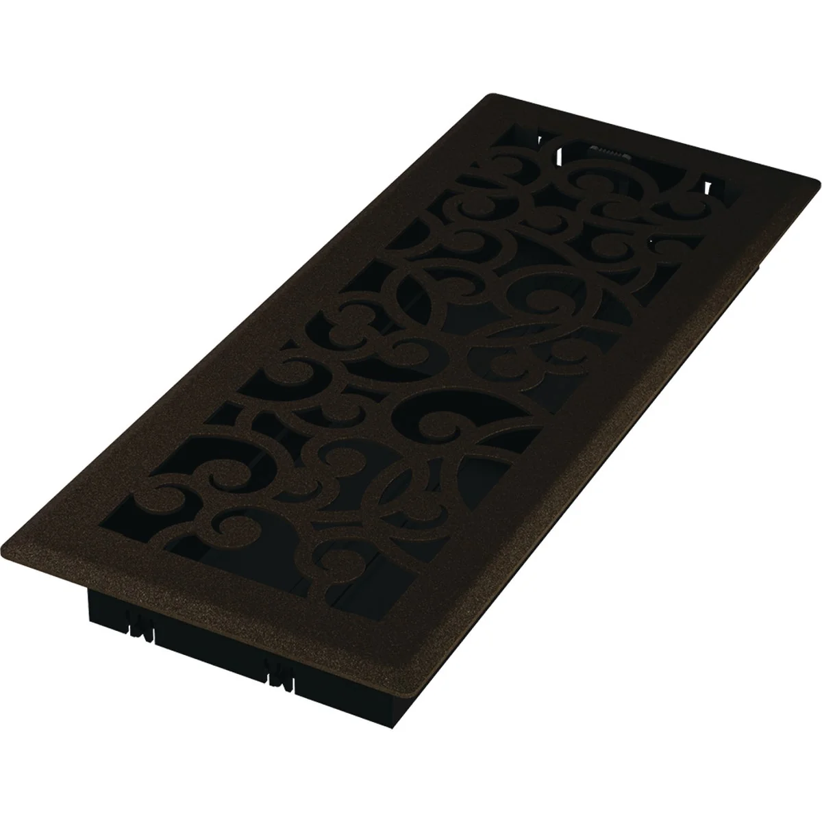 Crafted Imperial Wonderland 4 In. x 12 In. Bronze Age Steel Floor Register Fashionable
