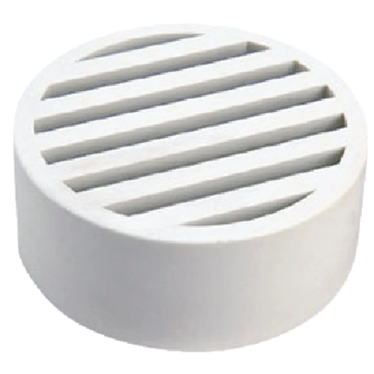 World-Class NDS 3 In. White Styrene Deck Drain Next-Generation