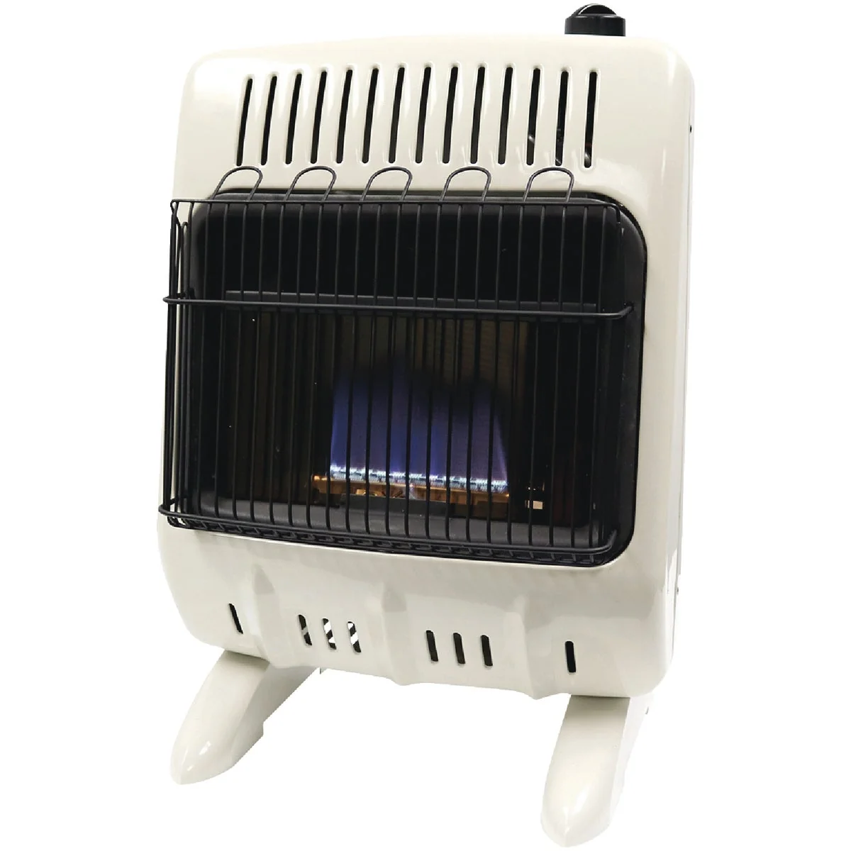 Optimized Mr. Heater 10K BTU Blue Flame Dual Fuel Vent Wall Heater with Pie Original