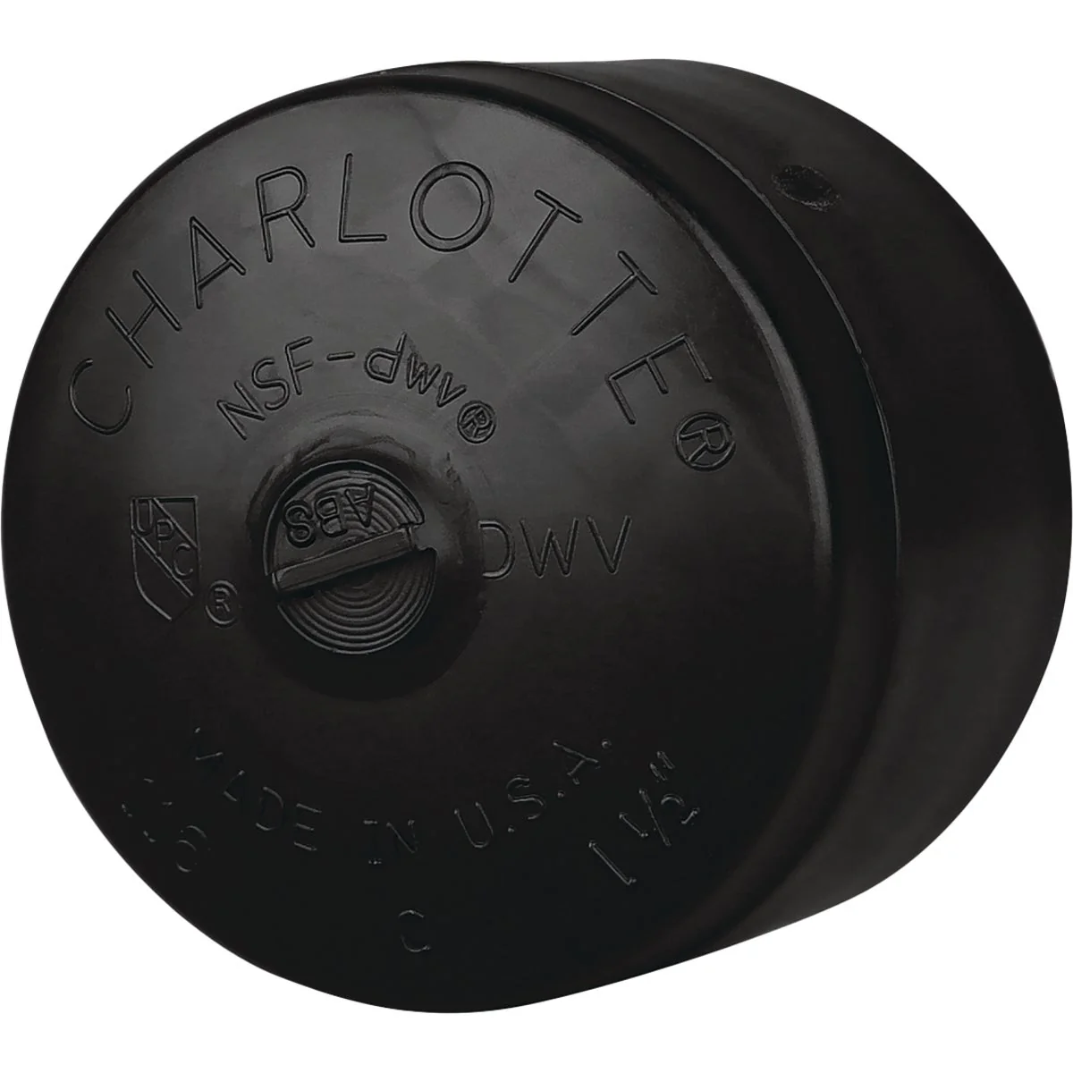 Functional Charlotte Pipe 4 In. Hub ABS Cap Proven