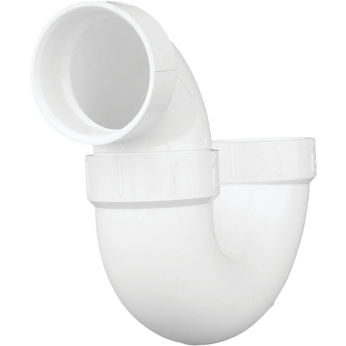 Safe Charlotte Pipe 2 In. White PVC P-Trap Convenient