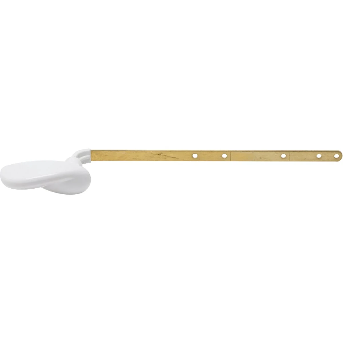 Effective Fluidmaster Sure-Fit White Tank Lever with Metal Arm Smooth