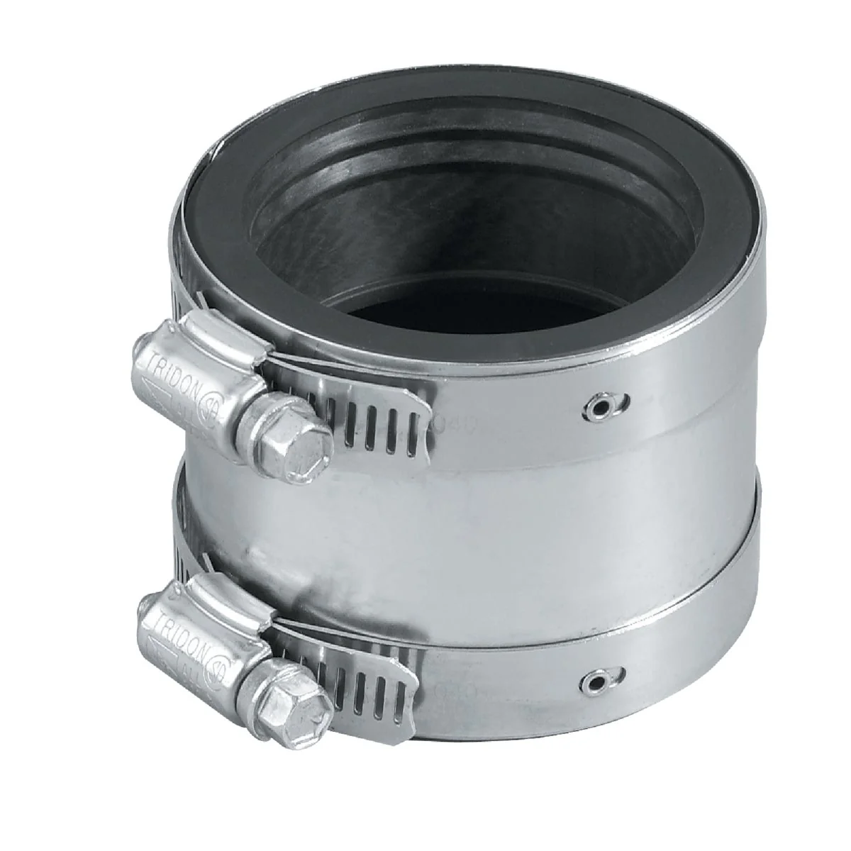 Efficient Proflex 1-1 2 In. x 1-1 2 In. PVC Shielded Coupling – Cast-Iron to Plastic Steel Extra-Heavy Cast Iron High-Grade