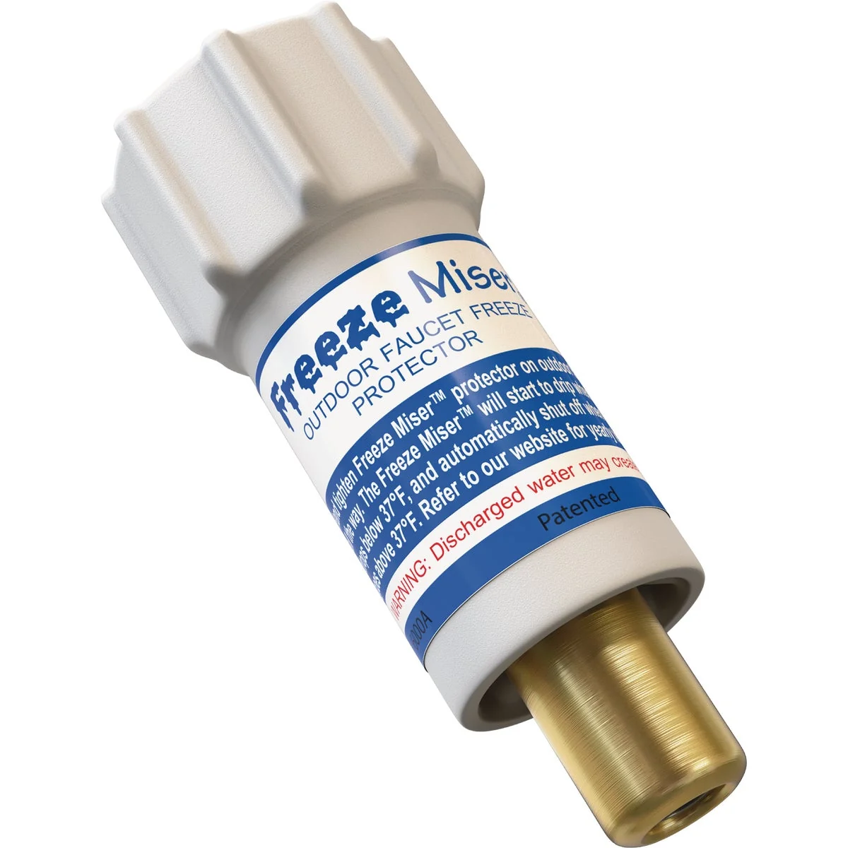 Relaxed Blue Penguin ze Miser Outdoor Faucet ze Protection Detailed