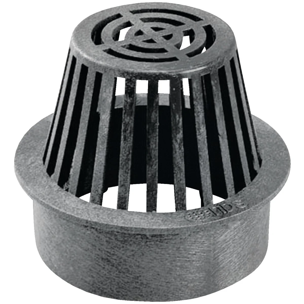 Environmentally Friendly NDS 3 In. Black Structural Foam Polyethylene Atrium Drain Grate Exclusive