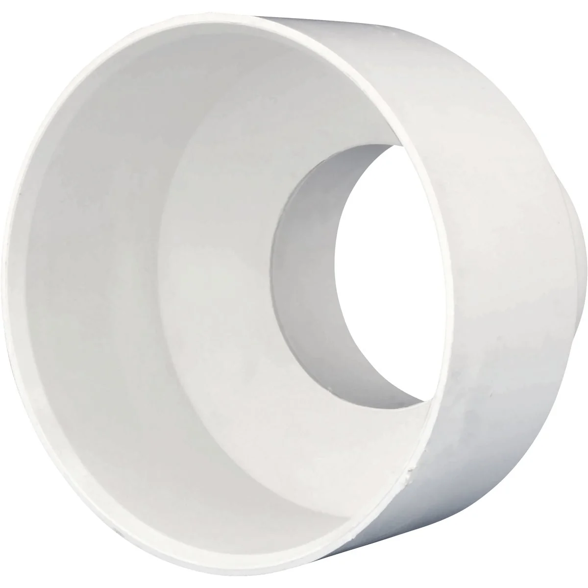 Clean Charlotte Pipe 3 In. Sch 30 Hub x 1-1 2 In. Sch 40 Hub DWV 600 Series PVC Coupling Genuine