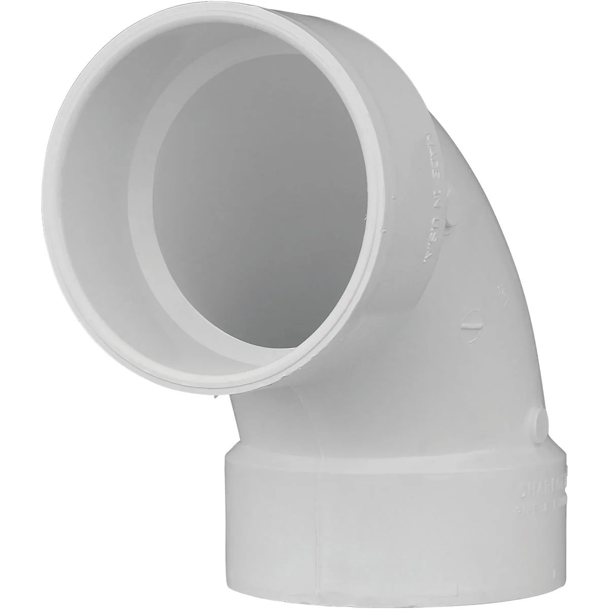 Exclusive Charlotte Pipe 3 In. Schedule 30 90 Deg. Sanitary DWV PVC Elbow 1 4 Bend Safe