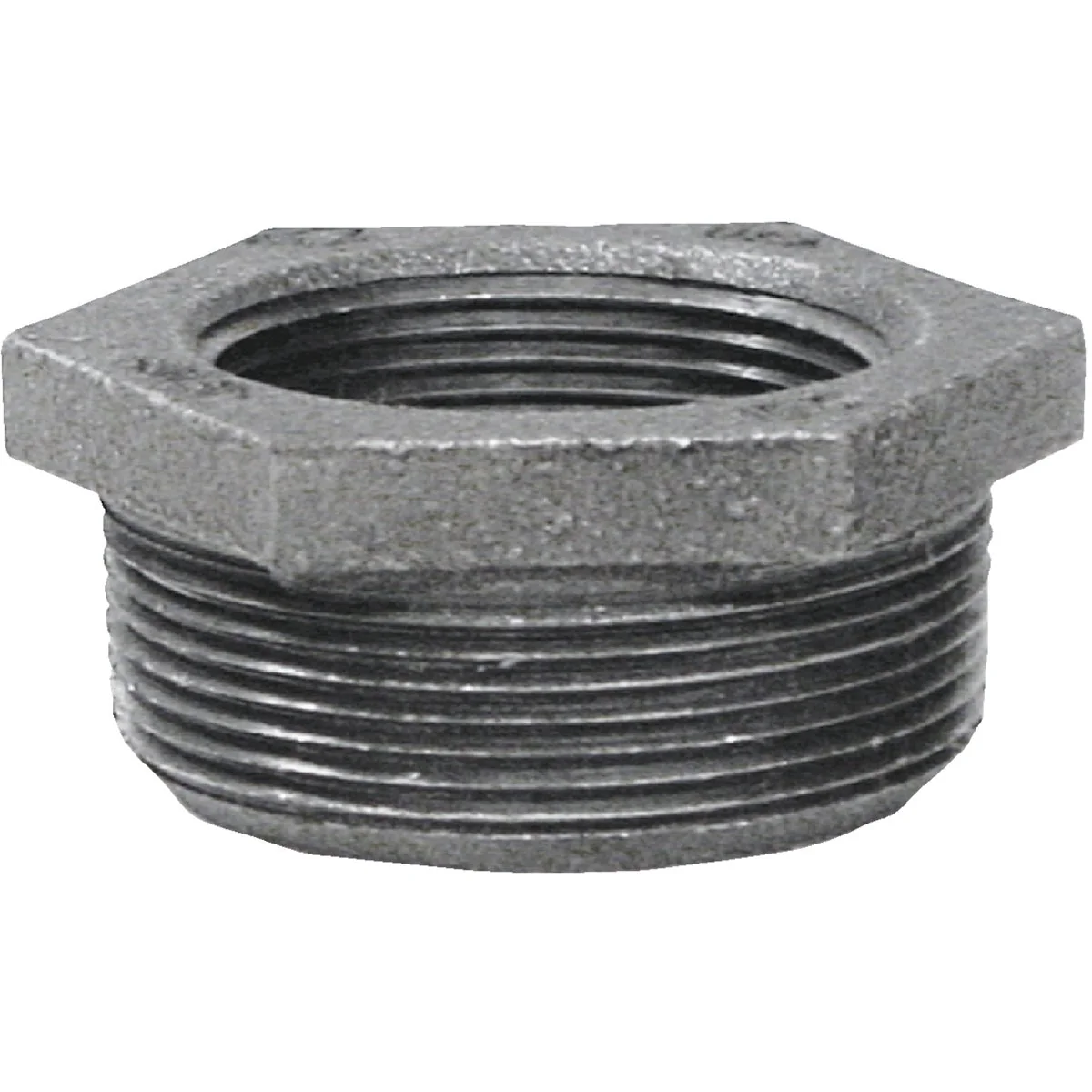 Smooth Anvil 1-1 4 In. x 1 2 In. Hexagon Black Iron Bushing Long-Lasting