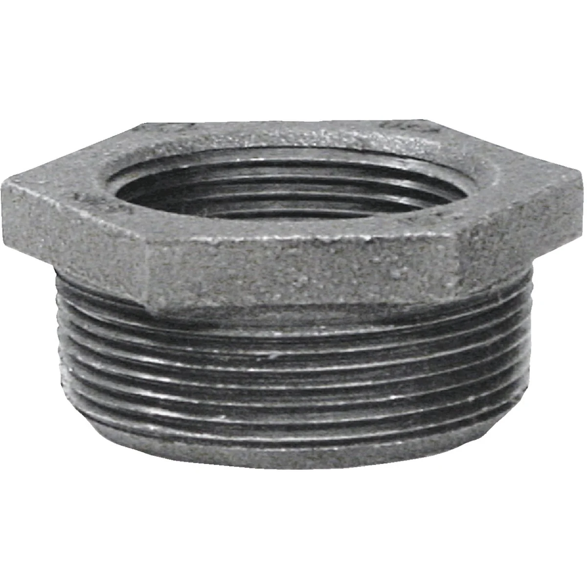 Superior Anvil 1-1 2 In. x 1 In. Hexagon Black Iron Bushing Crafted