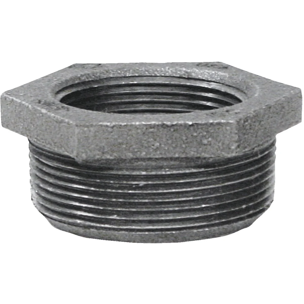 Sophisticated Anvil 2 In. x 1 In. Hexagon Black Iron Bushing Expertly Made