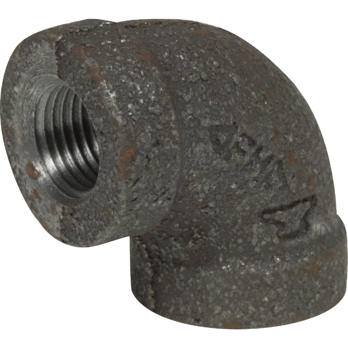 Convenient Anvil 2 In. 90 Deg. Malleable Black Iron Elbow 1 4 Bend High-Grade