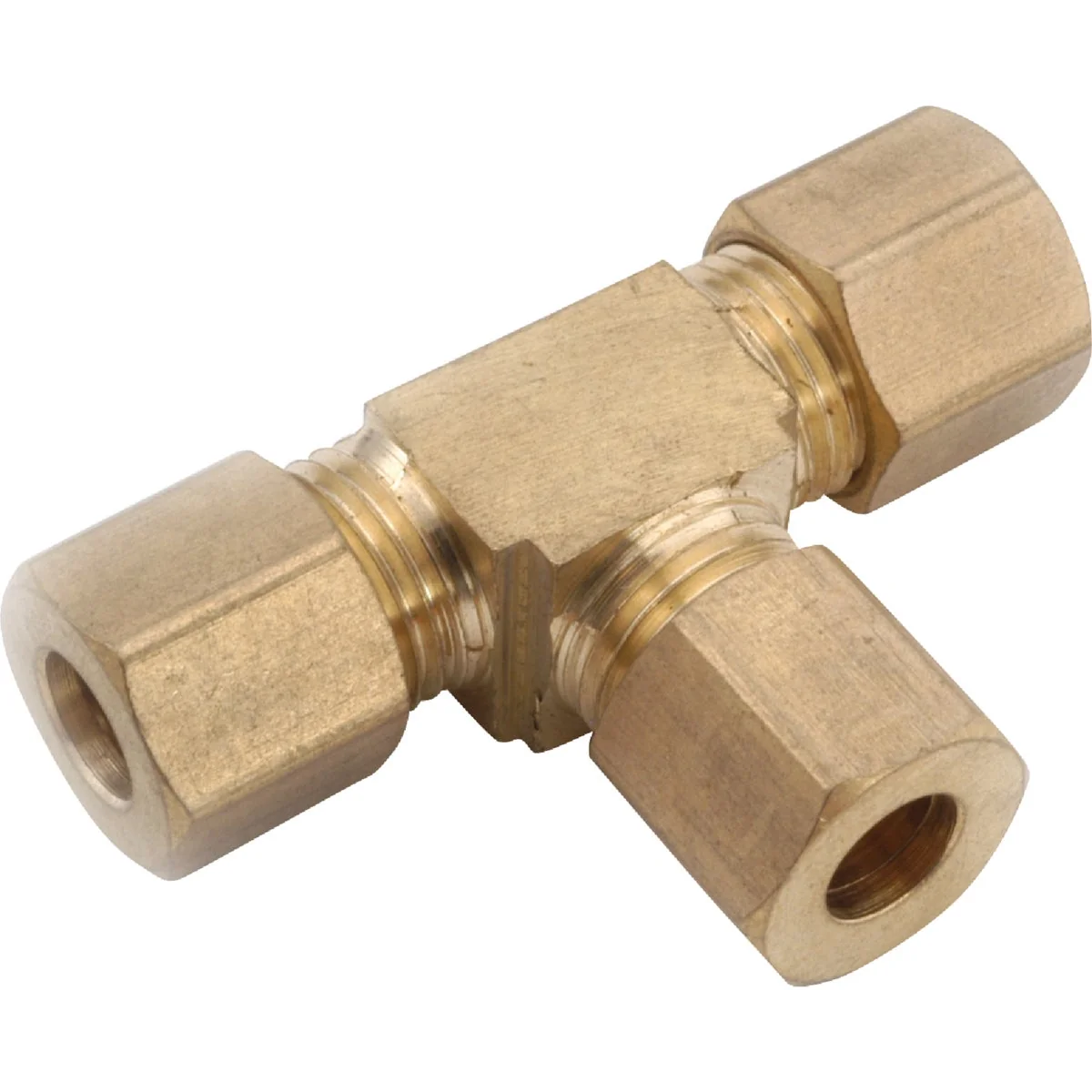 Innovative Anderson Metals 5 8 In. Compression Brass Tee Relaxed